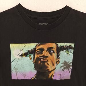 DGK Casual Short Sleeve Graphic Crew Neck Shirt Mens Size Small S Black